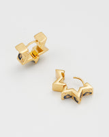 Larkspur Huggie Earrings