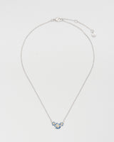 Larkspur Choker Necklace in Silver