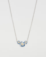 Larkspur Choker Necklace in Silver