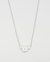 Larkspur Choker Necklace in Silver
