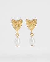 Jasmine Moon Butterfly Pearl Earrings