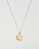 Selene Moon Periwinkle Necklace