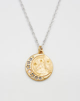 Selene Moon Periwinkle Necklace