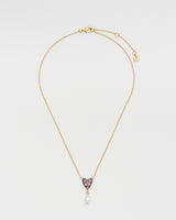 Jasmine Moon Butterfly Pearl Necklace