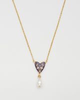 Jasmine Moon Butterfly Pearl Necklace