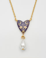 Jasmine Moon Butterfly Pearl Necklace