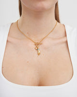 Palm Of Your Hand Pearl Toggle Necklace