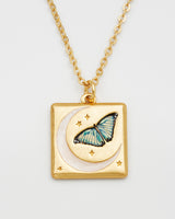 Butterfly Moon Necklace