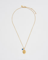 September Birthstone Aster Charm Necklace