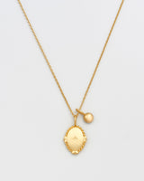 December Birthstone Narcissus Charm Necklace