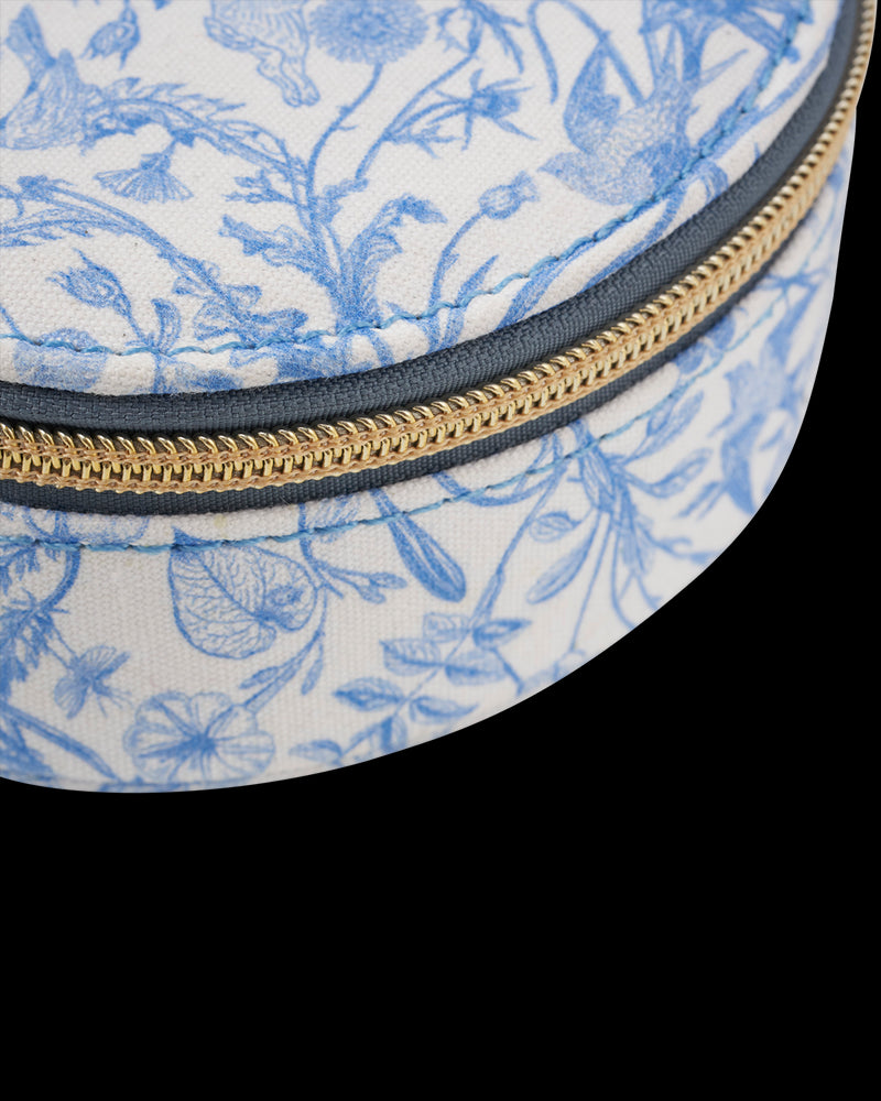 Bunny Blues Oval Jewellery Box