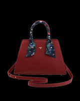 Burgundy Large Structured Tote