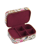 Floral Engravings Large Printed Jewellery Box
