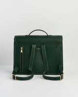 Into the Woods Green Large Satchel Backpack