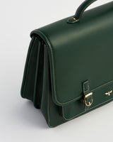 Into the Woods Green Large Satchel Backpack