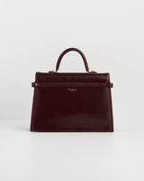 Ruby Cherry Red Structured Medium Tote