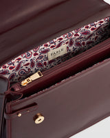 Ruby Cherry Red Structured Medium Tote