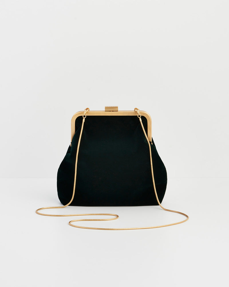 Into The Woods Green Clutch Bag