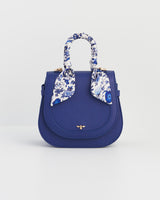 Blue Top Handle Saddle Bag