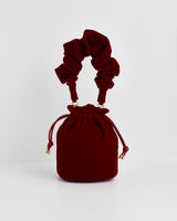 Red Velvet Bucket Bag