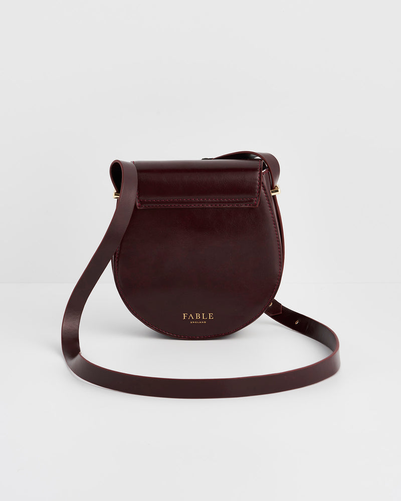 Cherry Red Saddle Bag