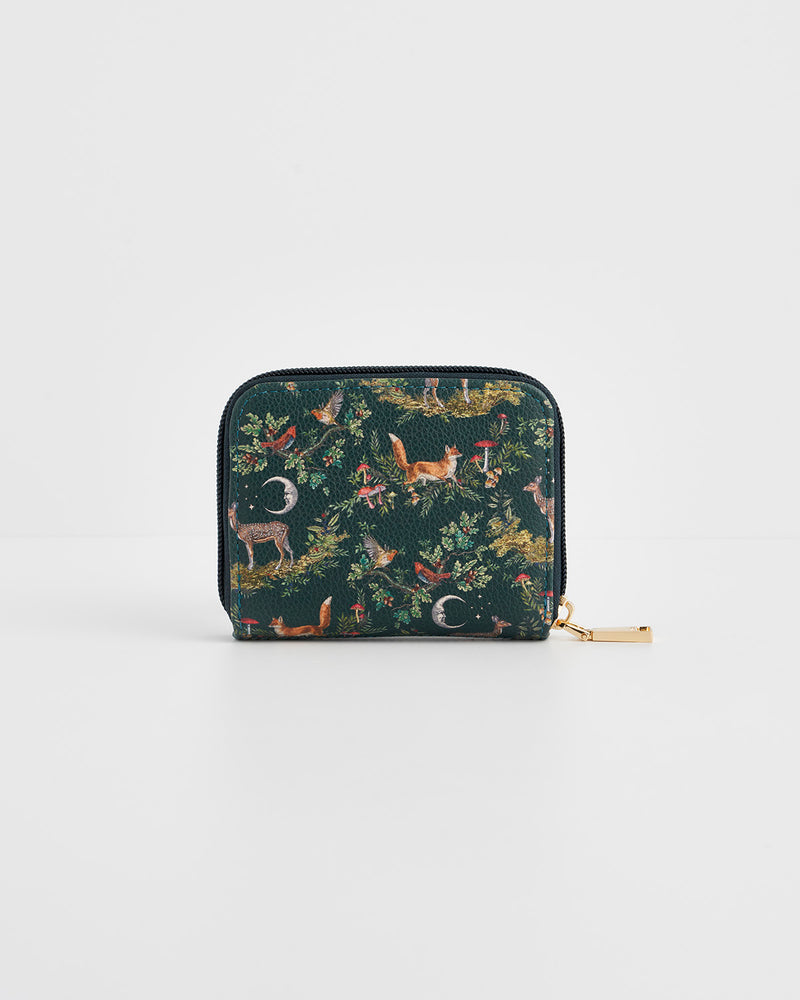 Into the Woods Green Small Purse