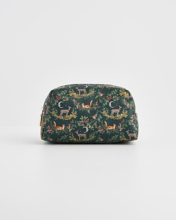 Into the Woods Green Small Pouch