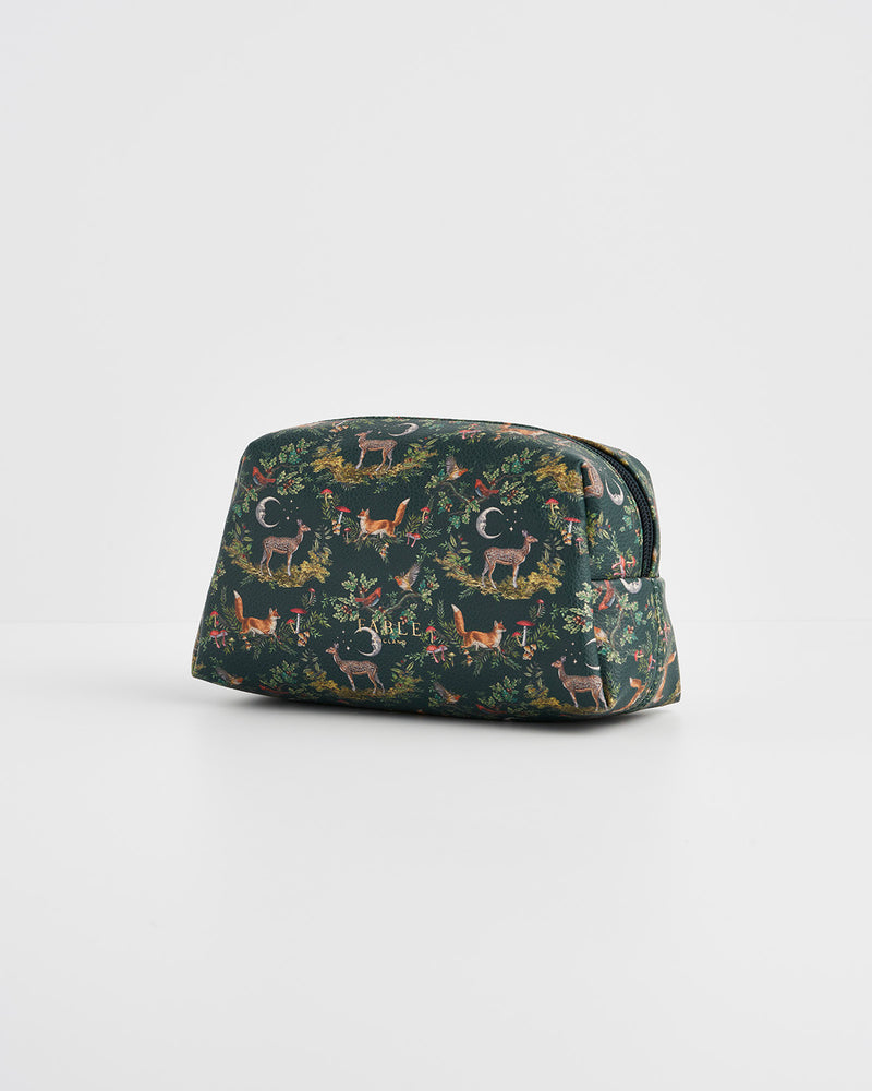 Into the Woods Green Small Pouch