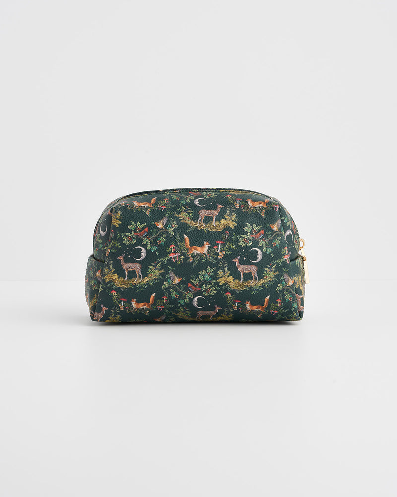 Into the Woods Green Small Pouch