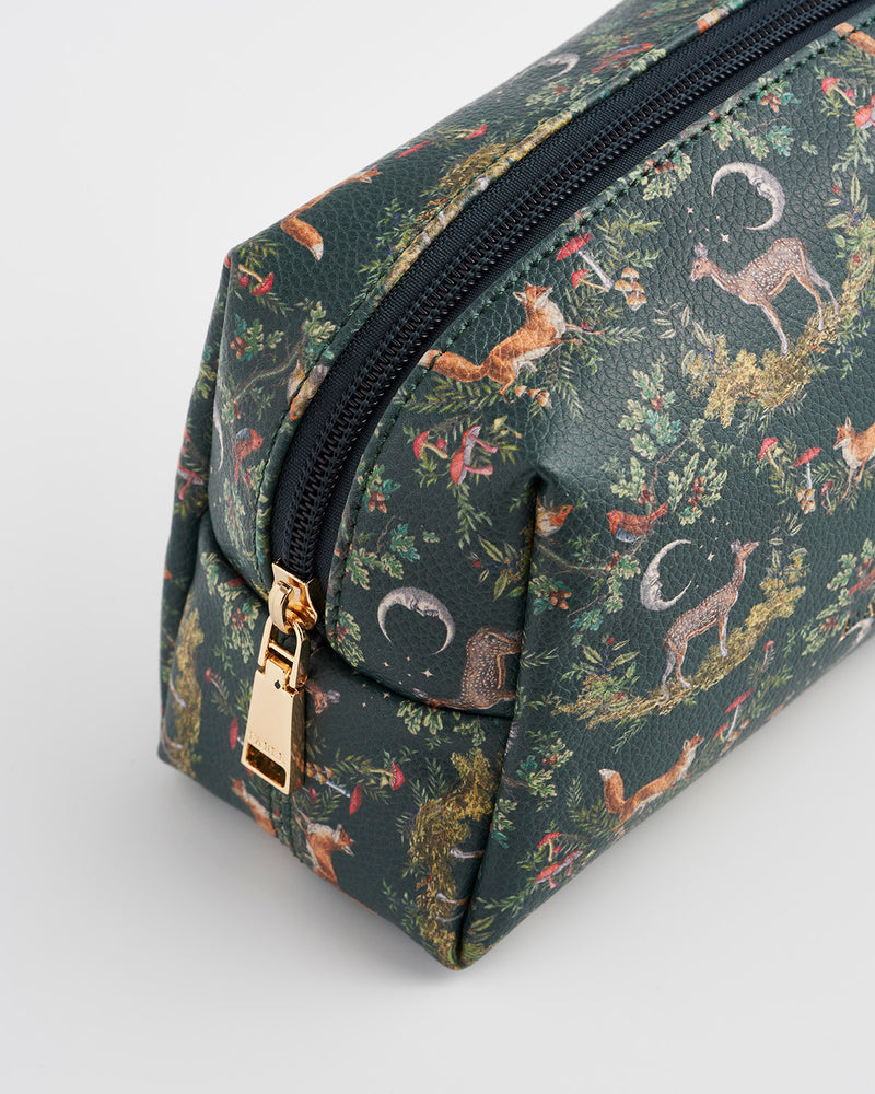 Into the Woods Green Small Pouch