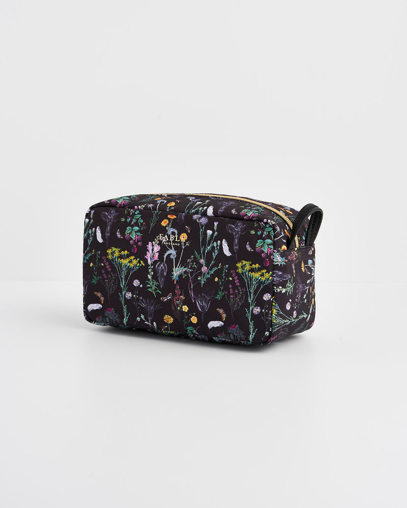 Wilderness Black Cosmetic Bag