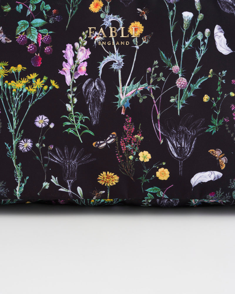 Wilderness Black Cosmetic Bag
