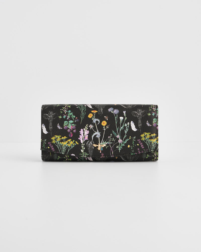 Wilderness Black Large Purse