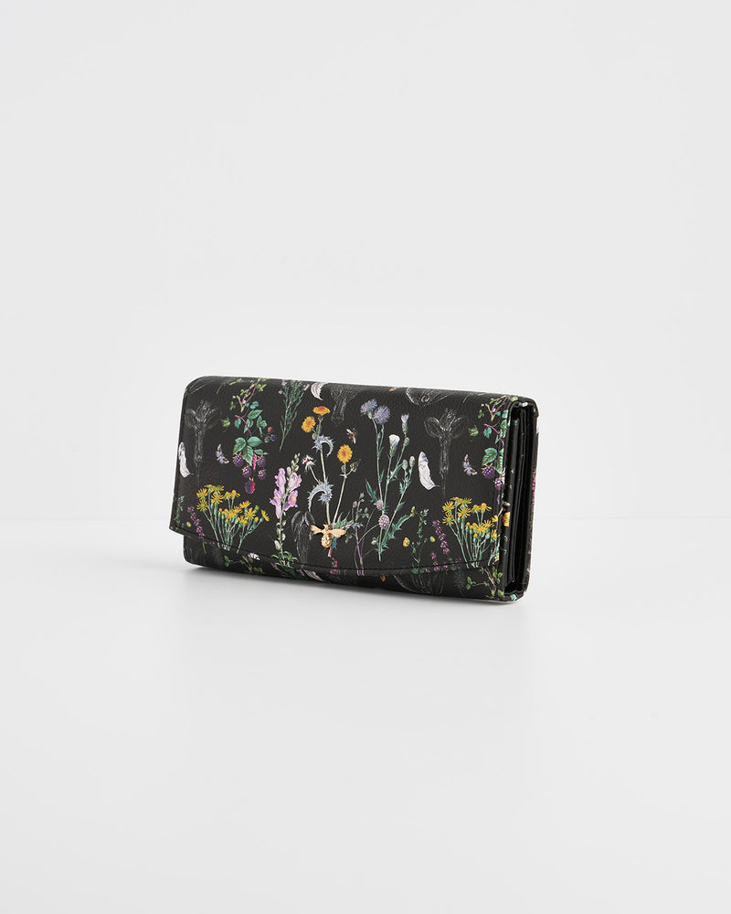 Wilderness Black Large Purse