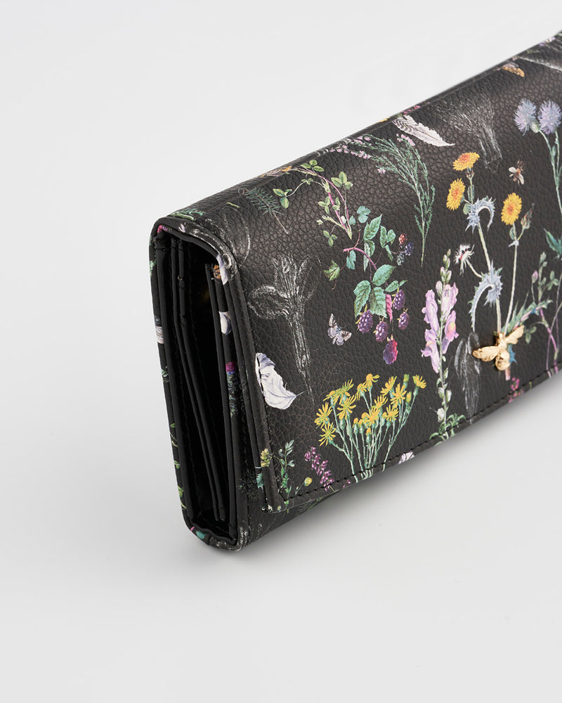 Wilderness Black Large Purse