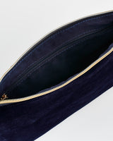 Party Bear Embroidered Blue Medium Pouch