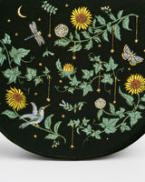 Sunflower Embroidered Top Handle Bag