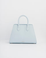Blue Structured Tote Bag