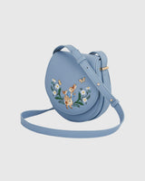 Fable England x Peter Rabbit Blue Embroidered Saddle Bag