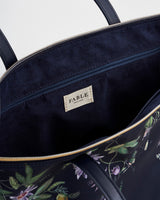 Passion Flower Navy Grab Tote
