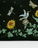 Sunflower Embroidered Pouch