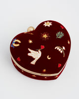 Love Scatter Embroidered Jewellery Box