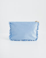 Forget Me Not Embroidered Pouch