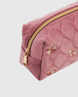 Bee Quilted Rose Pouch