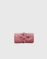 Bee Quilted Rose Jewellery Roll