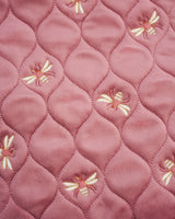 Bee Quilted Rose Jewellery Roll