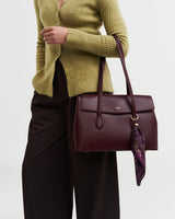 Romilly Shoulder Bag in Burgundy