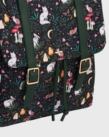 Flora Niva Print Backpack in Green