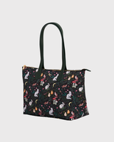 Edith Niva Print Tote Bag in Green