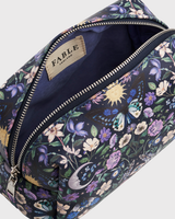 Selene Print Cosmetic Pouch in Navy